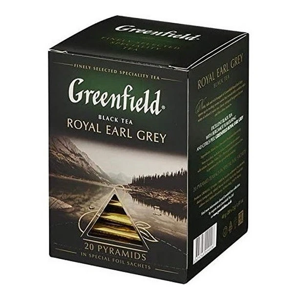 Greenfield - Té Negro En Hojas En Bolsitas Piramidales 40grs 1