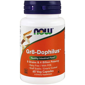 Now Gr8 - Dophilus - Probiótico 60 Capsulas