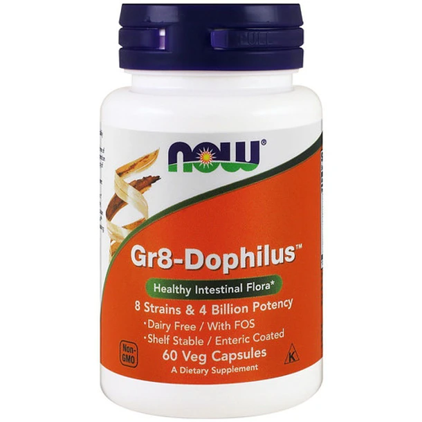 Now Gr8 - Dophilus - Probiótico 60 Capsulas 1