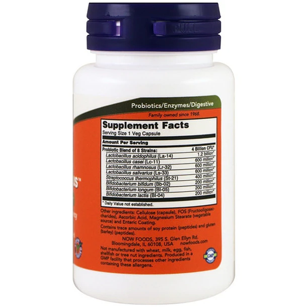Now Gr8 - Dophilus - Probiótico 60 Capsulas 2