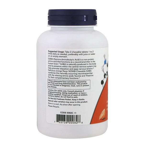 Gaba Masticable 500mg 60 Cápsulas Vegetarianas 3