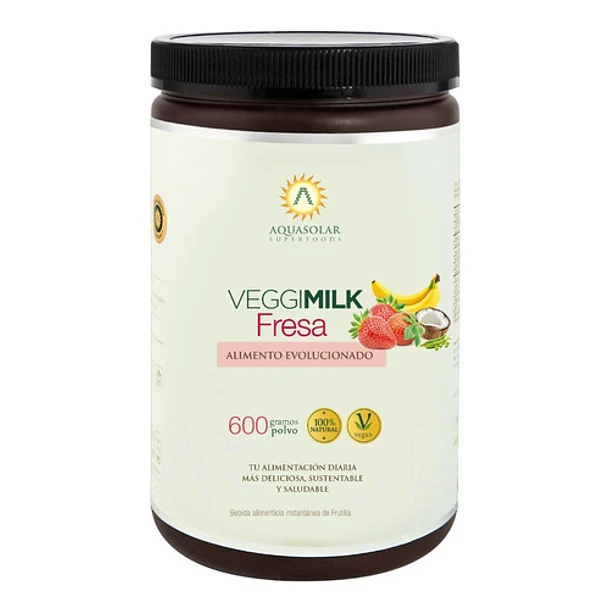 Aquasolar - Veggimilk Fresa 600gr 1