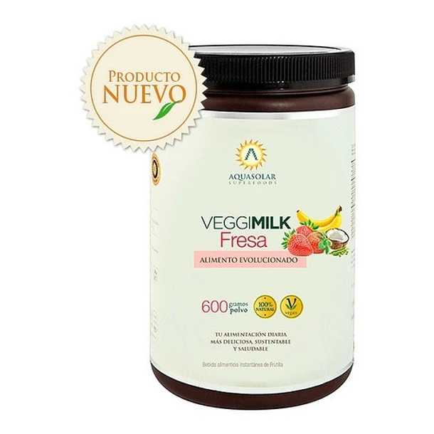Aquasolar - Veggimilk Fresa 600gr 2