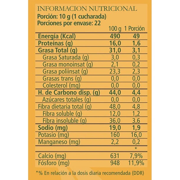 Aquasolar - Black Chía 220g 100% Orgánico 2