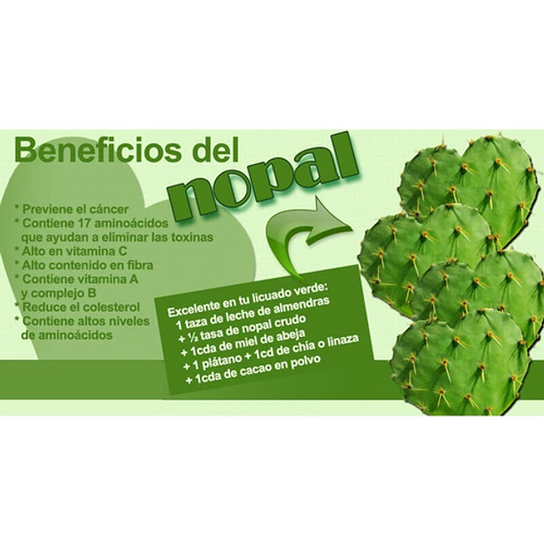Nopal Y Linaza En Polvo 500 Gr 5