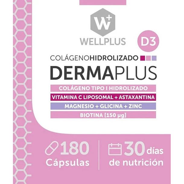 Welplus - Derma Plus 180 Cápsulas 6