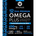 Wellplus Omega Plus 490mg (fosfolípidos De Omega 3) 180 Cáps 4