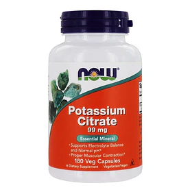 Citrato De Potasio Mineral Esencial 99 Mg. - 180 Cápsula(s) 