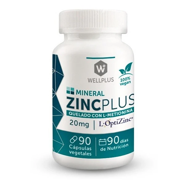 Wellplus Zinc Plus ( Quelado Con L-metionina ) 90 Capsulas 1