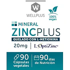 Wellplus Zinc Plus ( Quelado Con L-metionina ) 90 Capsulas 2