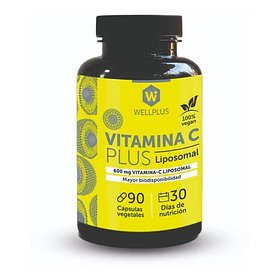 Pack 6 Unidades Wellplus Vitamina C Liposomal 90 Cápsulas