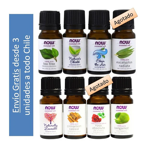 Now- Aceites Esenciales Esenciales 10 Ml