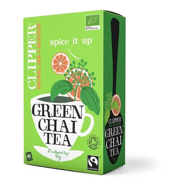 Té Clipper Organic Chai Green Tea 50 Gr. 2