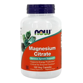 Now- Citrato De Potasio + Magnesio Citrate Now
