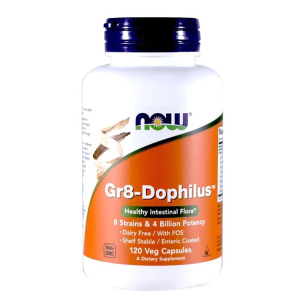 Now Gr8 - Dophilus - Probiótico 120 Caps (pack 2 Unidades) 1