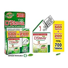 D'stevia - 700 Tabletas.  Envase 500 + Repuesto 200 1
