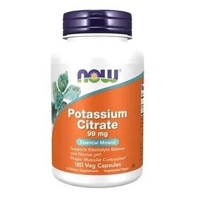 Now- Citrato De Potasio Mineral Esencial 99 Mg. - 180 Cáp