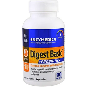 Enzymas - Digest Basic + Probioticos 90 Capsulas