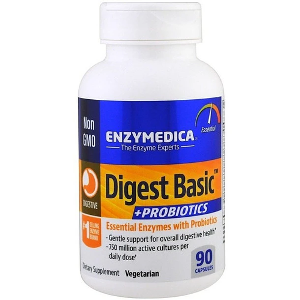 Enzymas - Digest Basic + Probioticos 90 Capsulas 1