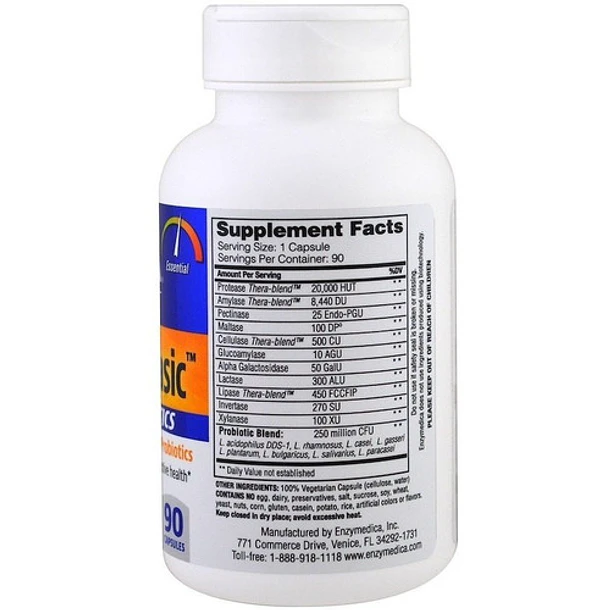 Enzymas - Digest Basic + Probioticos 90 Capsulas 2