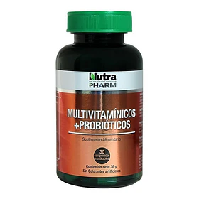 Nutrapharm - Multivitamínico + Probiótico 30 Comprimidos