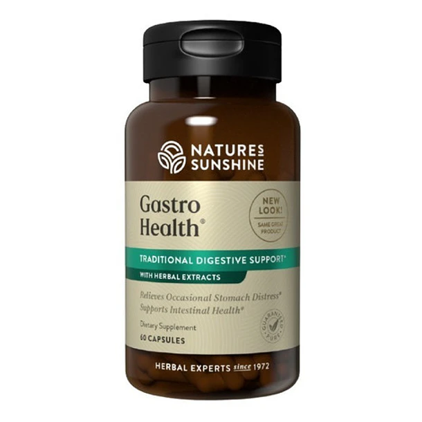 Natures Sunshine - Gastro Health 60 Cápsulas 1