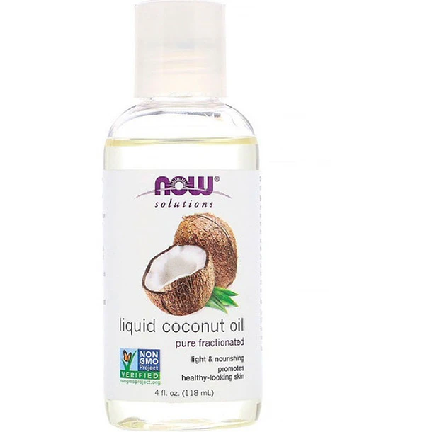 Now Foods - Aceite De Coco Líquido, Puro Fraccionado 118 Ml 1