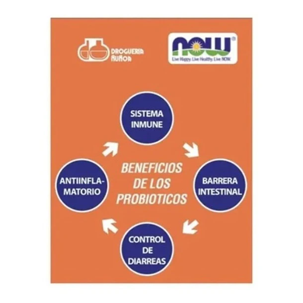 Now Probiotico - 10 Cepa 25 Billones 2