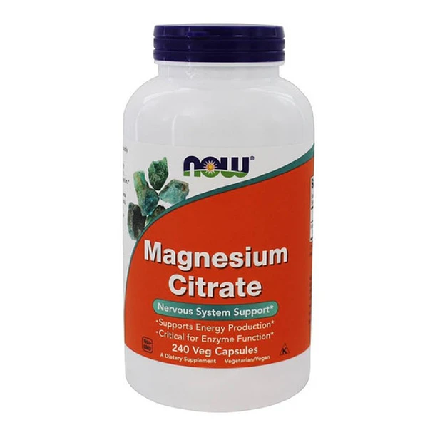 Magnesio Citrate Now 240 Capsulas - Sistema Nervioso 1