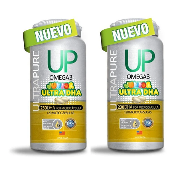 Kit 6 Unidades Omega Up Junior Ultra Dha (120 Microcápsulas)