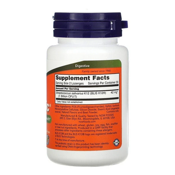 Now - Oral Biotic 60 Lozenges 2