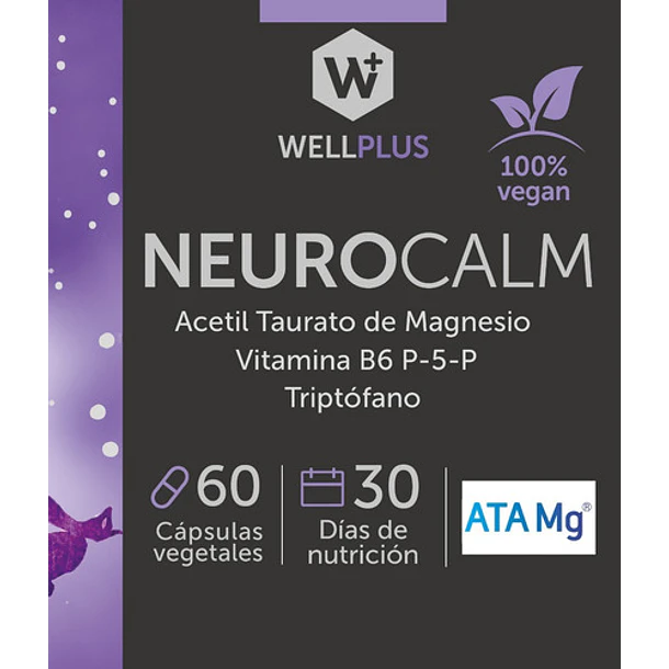 Wellplus - Neurocalm 60 Cápsulas 2