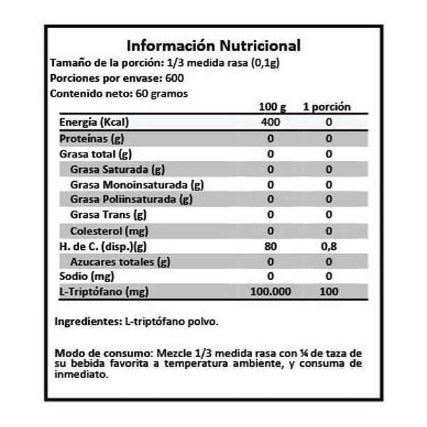 Magmagen - L-triptofano Polvo 60grs 2
