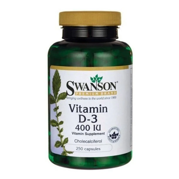 Swanson - Vitamina D3 250 Caps 400 Ui  1