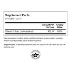 Swanson - Vitamina D3 250 Caps 400 Ui  2