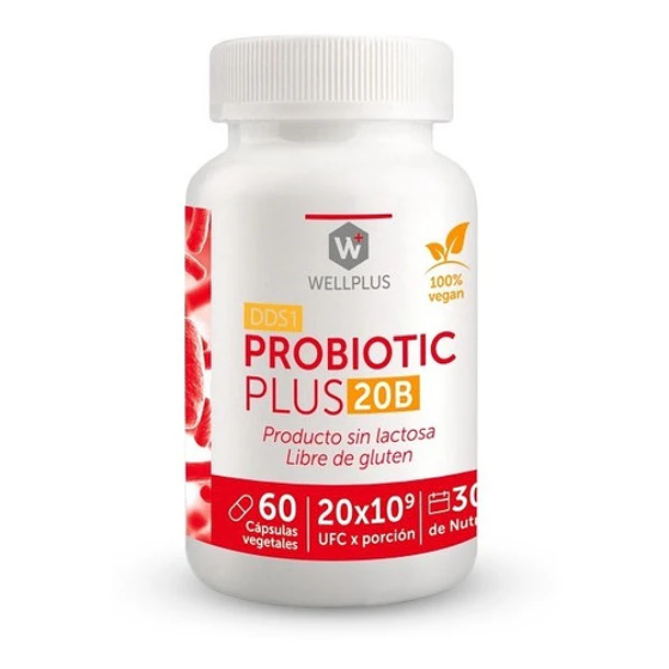 Kit 3 Unidades Wellplus Probiotico Plus 20 B. 60 Caps 1