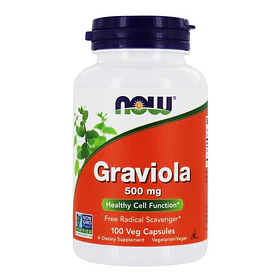 Now - Graviola 500 Mg 100 Cápsulas (salud Celular)