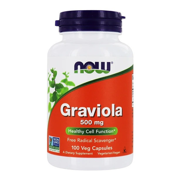 Now - Graviola 500 Mg 100 Cápsulas (salud Celular) 1