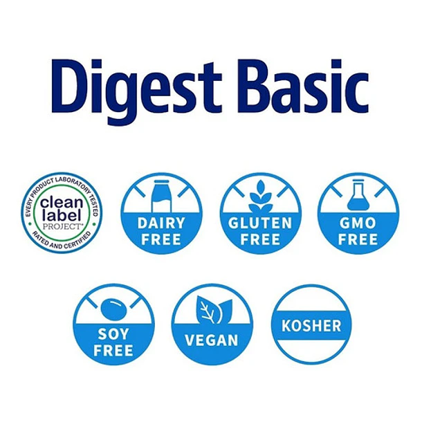 Digest Basic -30 Caps Enzimas Digestivas 3