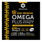 Wellplus Omega Plus 670mg (fosfolípidos De Omega 3) 60caps 6