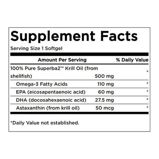 Swanson - 100% Pure Krill Oil 60 Sotgels 2