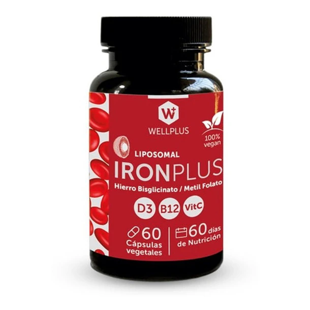 Wellplus - Hierro Iron Plus 60 Capsulas 1