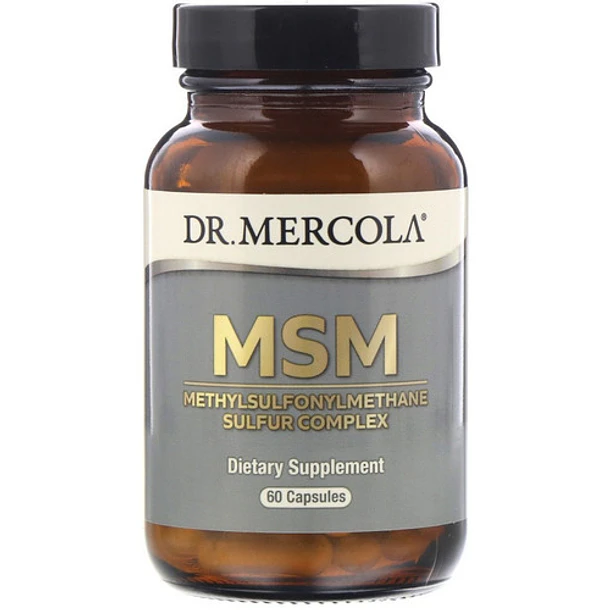 Mercola - Msm Complejo De Azufre 60 Cápsulas 1
