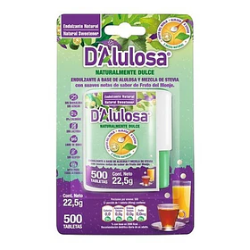 Pastillas Endulsante Natural D´alulosa 500 Unidades