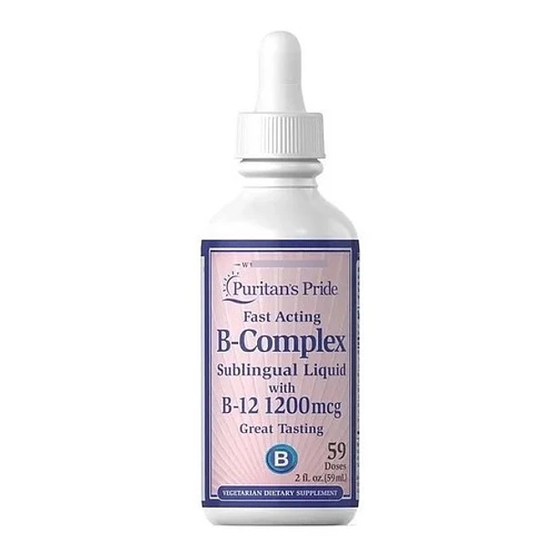 Swanson - B-complex Con B12  Sublingual Gotas 1.200mcg 1