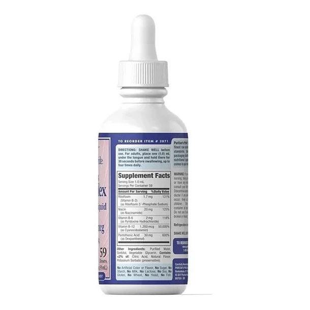 Swanson - B-complex Con B12  Sublingual Gotas 1.200mcg 3