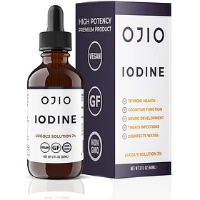 Ojio Solución De Yodo Lugol - Apoyo Tiroideo- 30 Ml