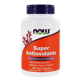 Now - Super Antioxidantes Con Extractos De Hierbas 120 Cáps