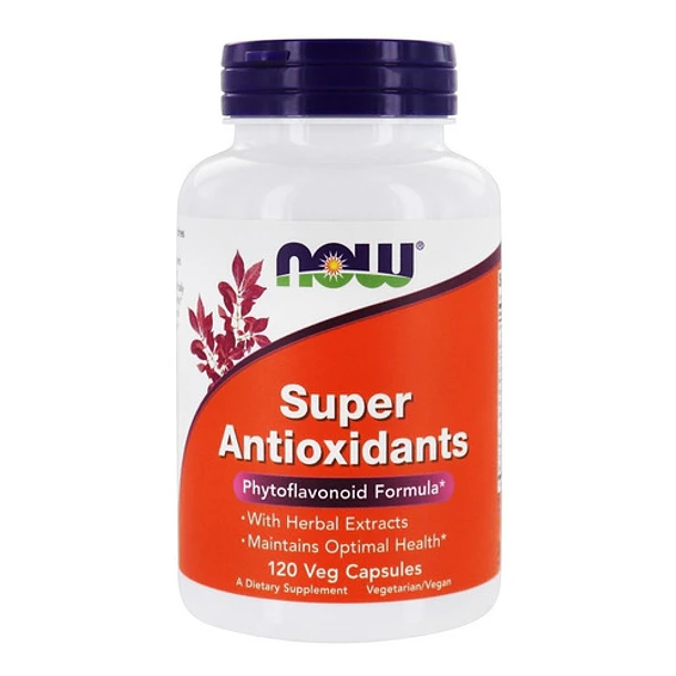Now - Super Antioxidantes Con Extractos De Hierbas 120 Cáps 1
