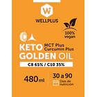 Wellplus - Keto Golden Oil Mct Plus Curcumin 480 Ml  2